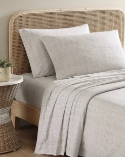 Raffia Linen King Sheet Set