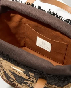 Raffia Palms Small Tote