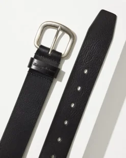 Raw Edge Leather Belt