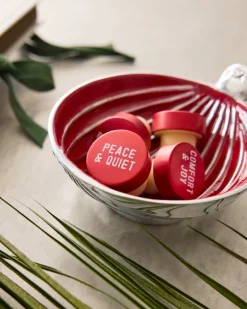 Red Ornament Candy Dish