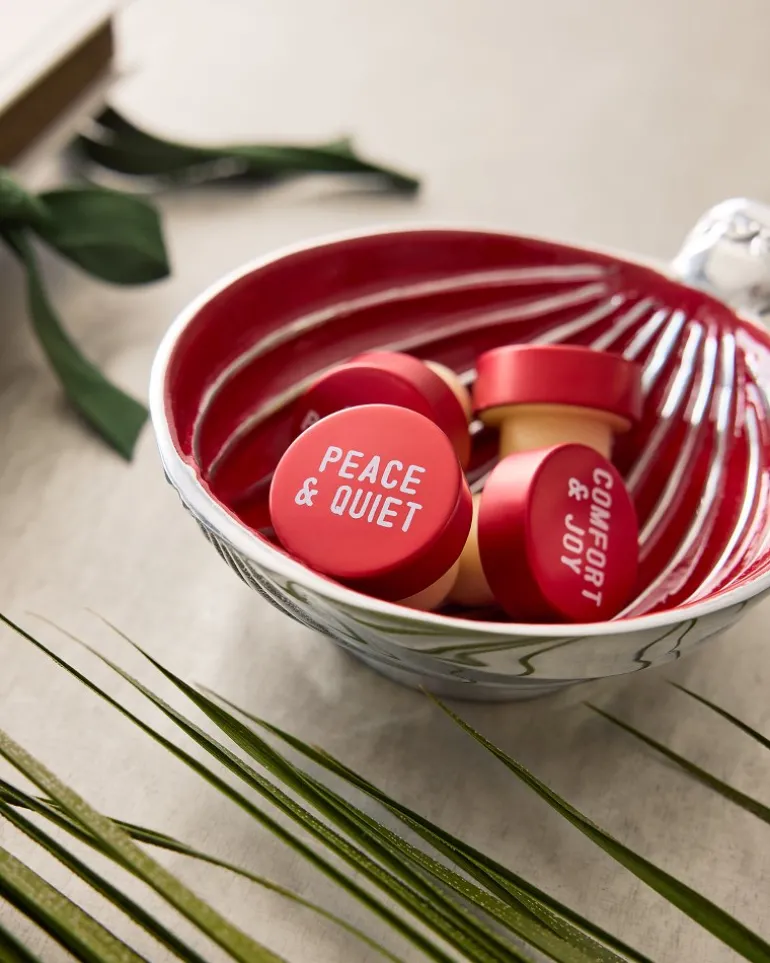 Red Ornament Candy Dish