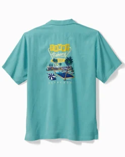 Retro Lounge Silk Camp Shirt