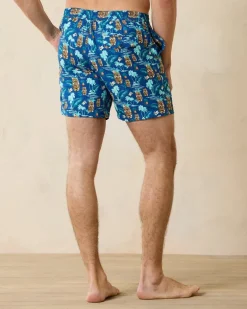 Rialto Tiki Tropics 6-Inch Swim Trunks