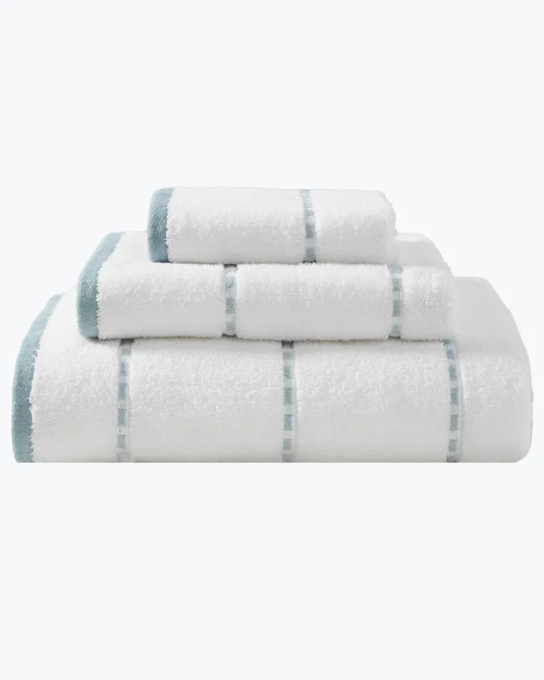 Ridley Blue 3-Piece Towel Set