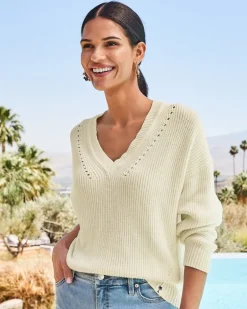 Salt Wash V-Neck Sweater