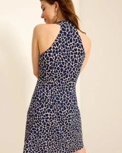 Sandy Safari Spots Short Dress