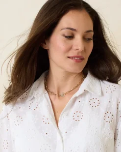 Sanibel Island Crystal Link Necklace