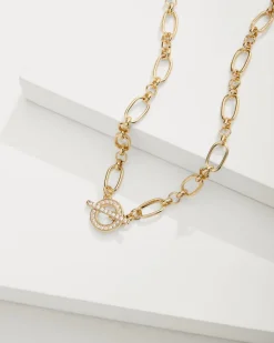 Sanibel Island Crystal Link Necklace