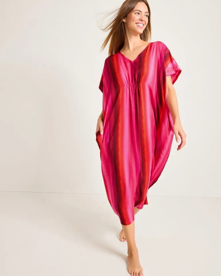 Satin Maxi Sleep Caftan