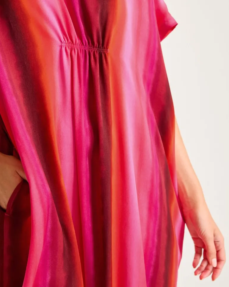 Satin Maxi Sleep Caftan
