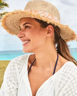 Seaside Continental Raffia Hat