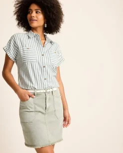 Seaway Stripe Coastal Twill Shirt