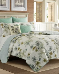 Serenity Palms King Quilted Sham