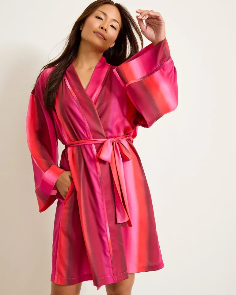 Short Satin Robe