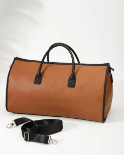 Siena Tan 2-in-1 Garment Duffel Bag