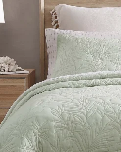 Solid Costa Sera 2-Piece Standard Quilted Sham Set