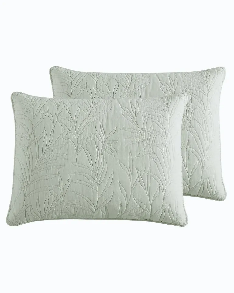 Solid Costa Sera 2-Piece Standard Quilted Sham Set