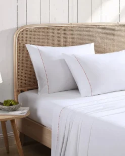 Solid 4-Piece Queen Sheet Set - Orange