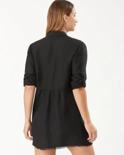 St. Lucia Linen-Blend Beach Shirt