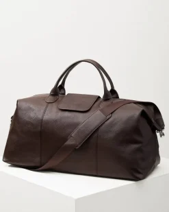 Stanford Brown Leather Duffel Bag