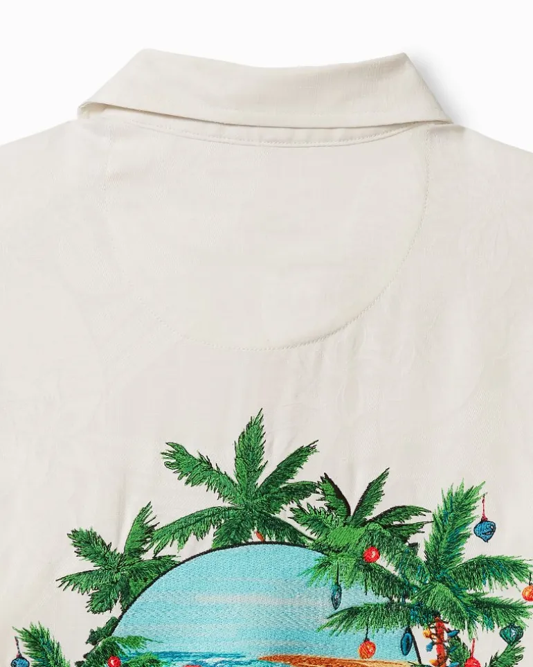 Surf the Yule Tide Silk Camp Shirt