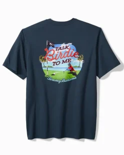 Talk Birdie to Me Graphic Pocket T-Shirt