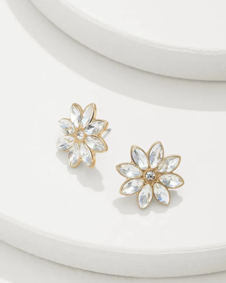Tidal Treasure Floral Stud Earrings