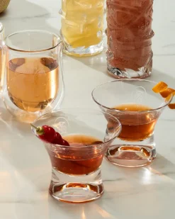Tommy Bahama Crystal Manhattan Glasses