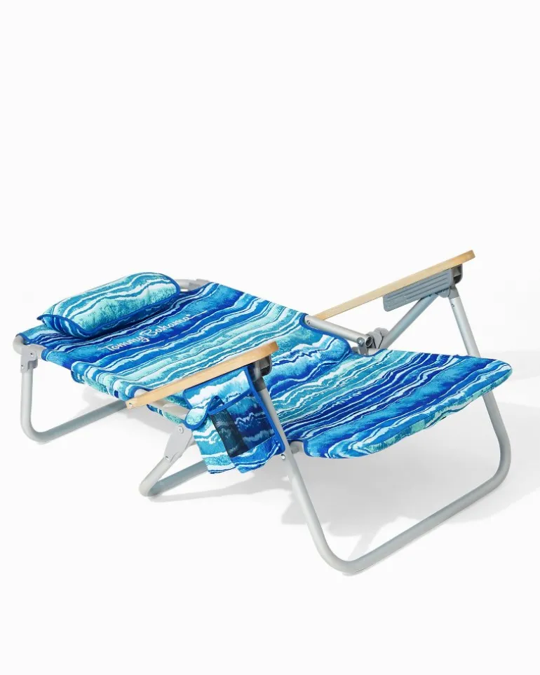 Tommy Bahama Malachite Print Deluxe Backpack Beach Chair
