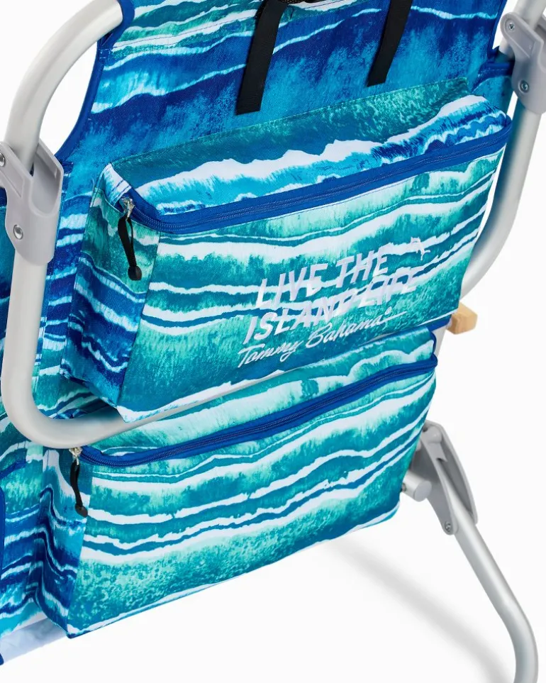 Tommy Bahama Malachite Print Deluxe Backpack Beach Chair