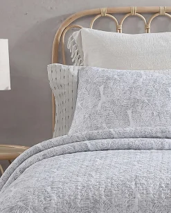 Water Leaves 2-Piece Twin Quilt Set