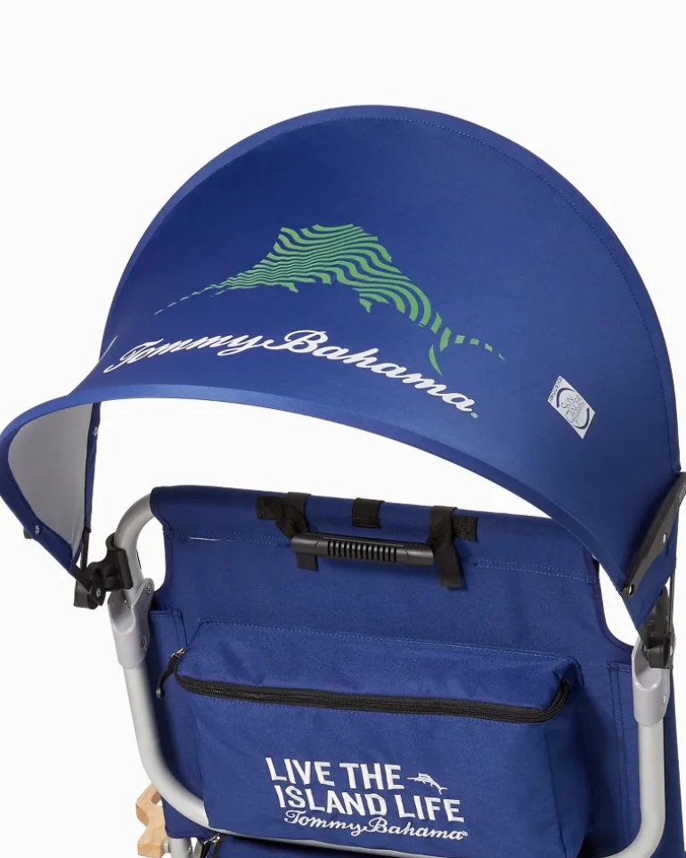 Wavy Marlin Beach Chair Canopy